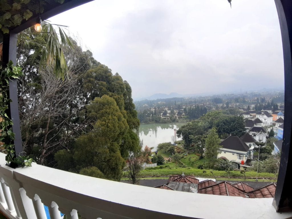 villa 2 kamar view gunung