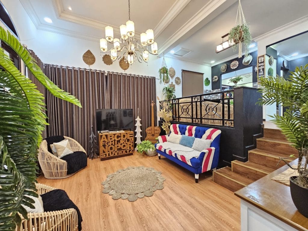 ruang keluarga villa malini 1