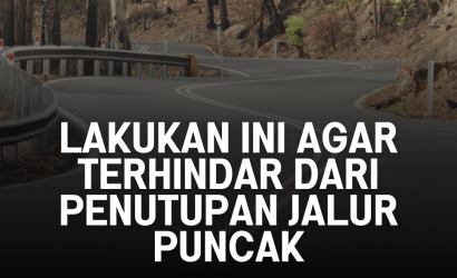 jadwal tutup buka jalur puncak